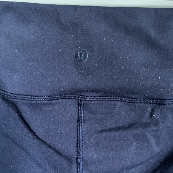 Lululemon Leggings with Mesh Panel - Picture 2 of 5